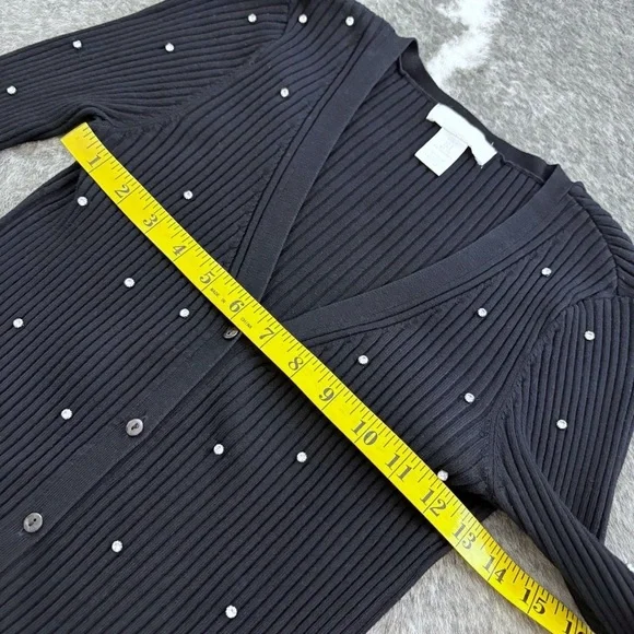 H&M Ribbed Rhinestone Cardigan - Picture 12 of 12